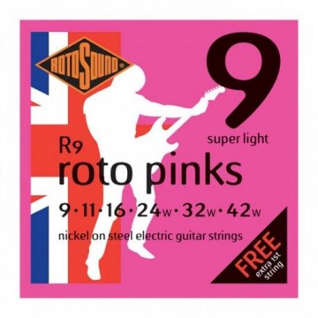 ENC GUITARRA 009 ROTOSOUND PINKS R-9